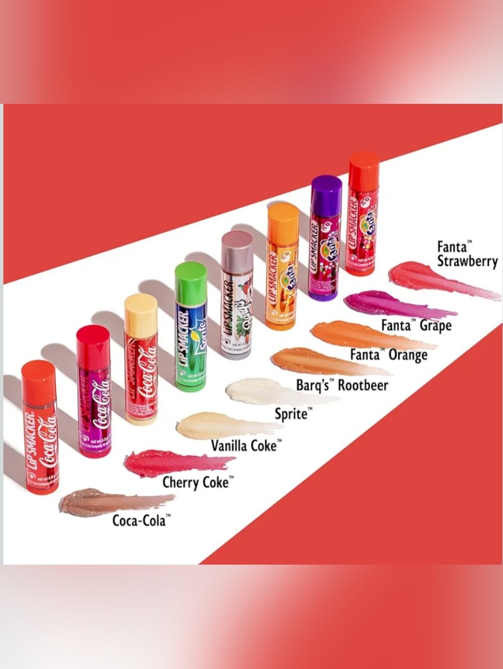 LIP SMACKERS Coco Cola 8 Flavorpack - Picture 3 of 5